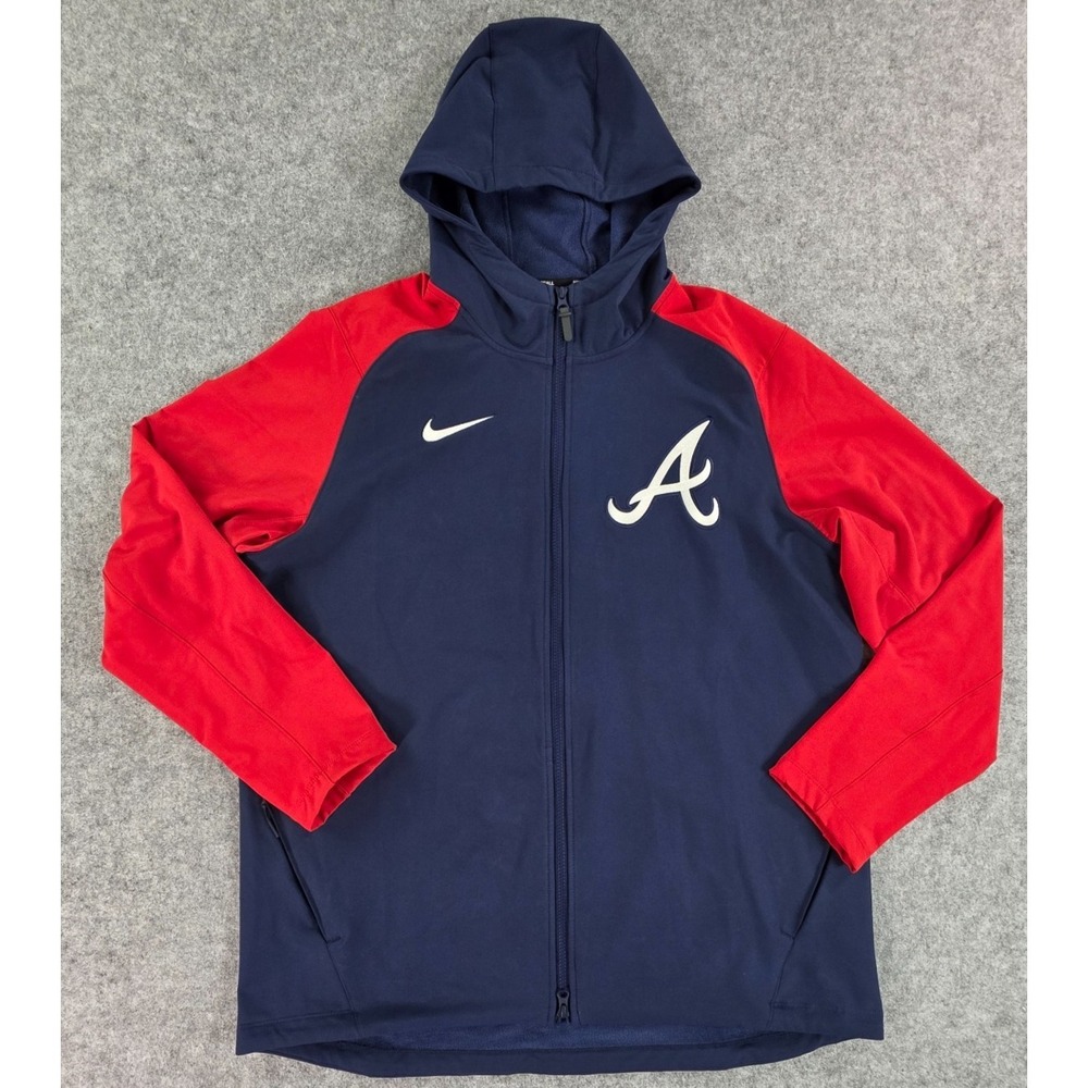 Nike MLB Atlanta Braves Authentic Collection Dugout Jacket Men XL - Picture 2 of 10